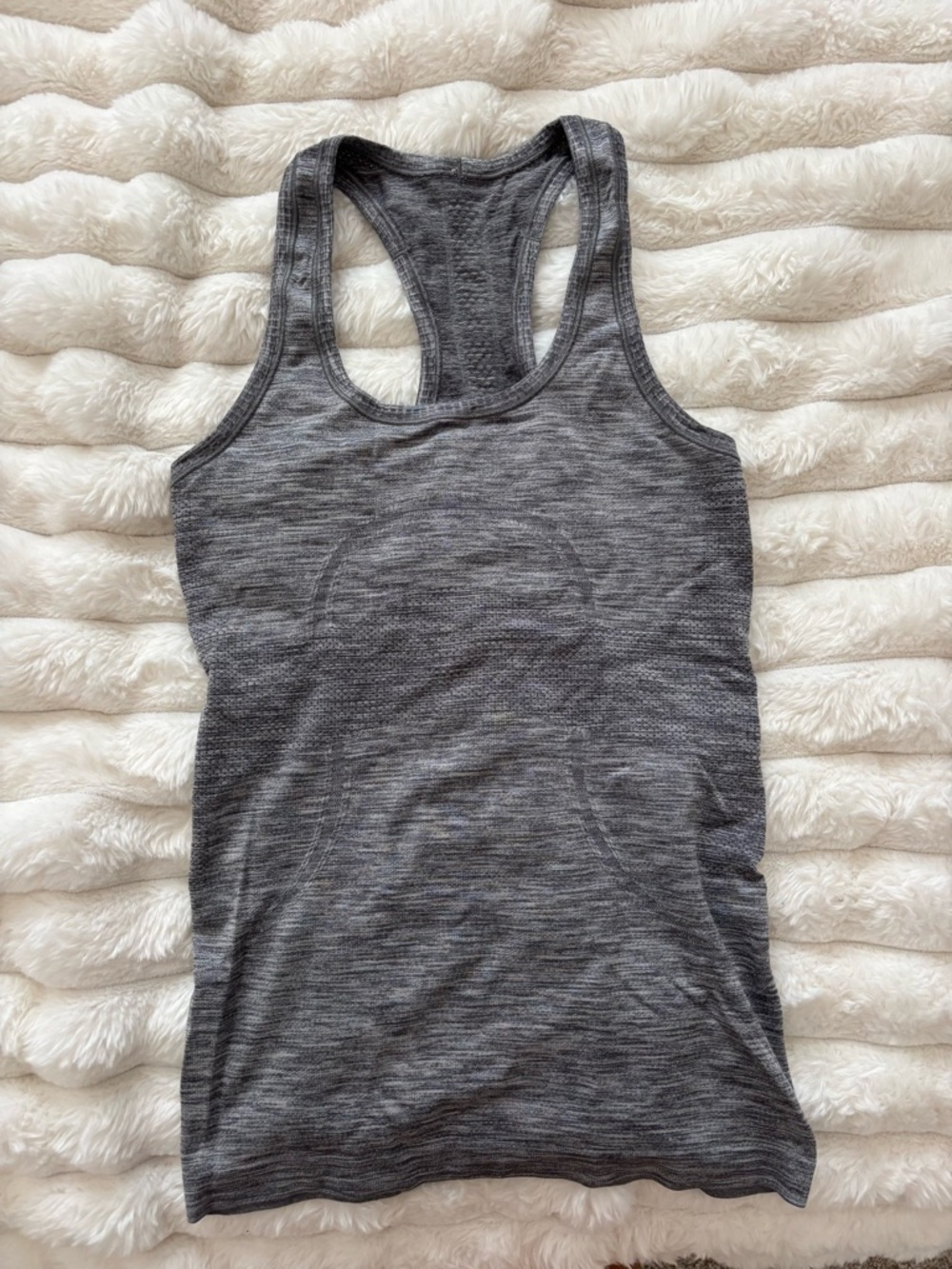 lululemon athletica Gray Racerback Swiftly Tech Tank Top